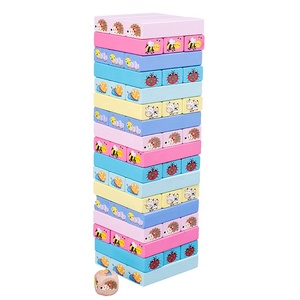 Coloré Blocs De <span class=keywords><strong>Construction</strong></span> <span class=keywords><strong>Jeu</strong></span> De <span class=keywords><strong>Domino</strong></span> Bois Tour Jumbo Blocs De <span class=keywords><strong>Construction</strong></span> Jouet - Product Image 2