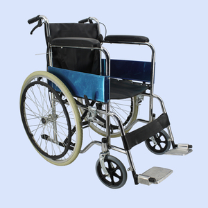 Fauteuil roulant pliable en acier pour fauteuil roulant, accessoires de haute qualité, lourds, pour manuel - Product Image 3