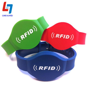Festivali HF UHF NFC bilezik izleme programlanabilir RFID silikon bileklik bilezik - Product Image 5