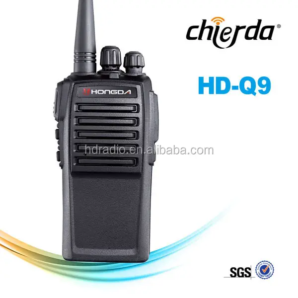 Meilleure qualité sans fil système de guide pas cher prix la police de poche two way radio Chierda HD-Q9