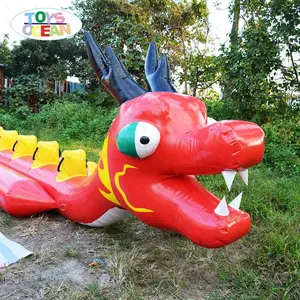 Mainan Perahu Permainan Naga Tiup, Mainan Air Perahu Pisang Perahu Terbang Ikan untuk Olahraga Aqua