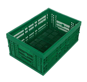 stackable collapsible chicken crate plastic foldable material for bottle beer storage