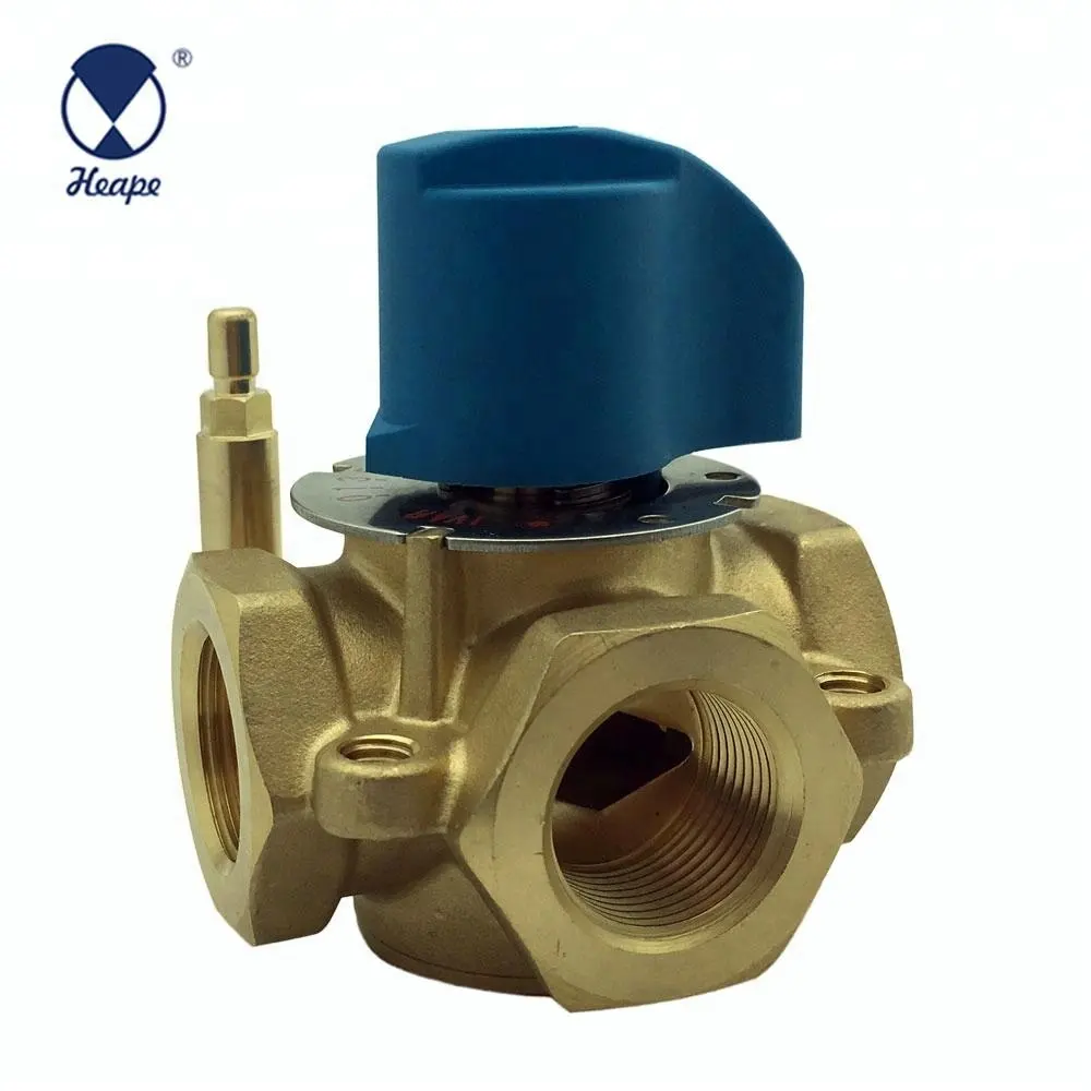 HEAPE Brass 3 Way Thermostatic Mixing Valve