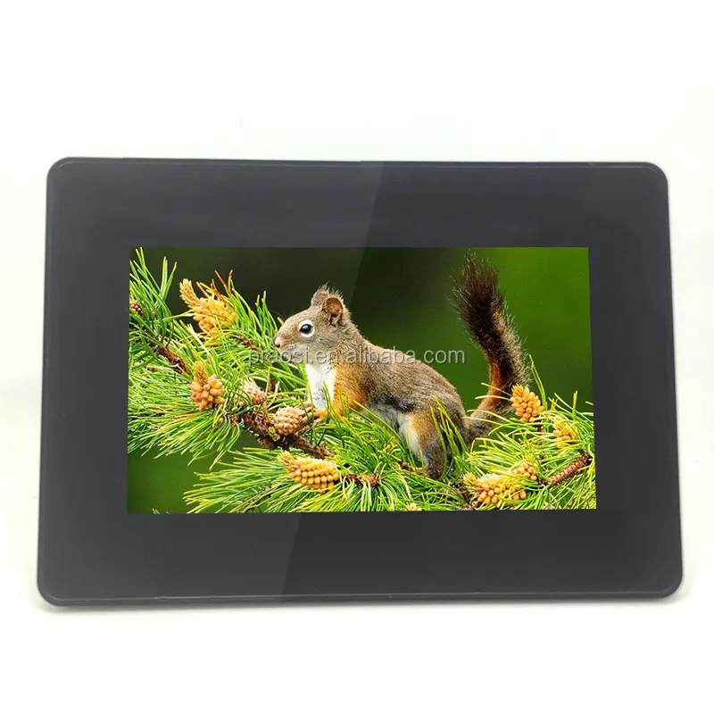Fanju — mini-vision photo numérique portable 7 pouces, avec carte sd et port usb