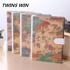 Logo personalizzato stampato su misura scuola carino cancelleria promozione <span class=keywords><strong>scrittura</strong></span> semplice copertina di carta quaderni per arabica - Product Image 1