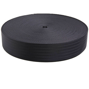 Ceinture de sécurité de voiture noire de 2 pouces / sangles en nylon industrielles - Product Image 2