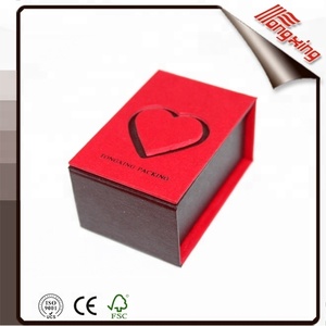 High Quality Custom <strong>Heart</strong>-<strong>Shaped</strong> Jewelry Packaging <strong>Box</strong> Embossed <strong>Pattern</strong> Matt Lamination Finish Paperboard Material Best Factory