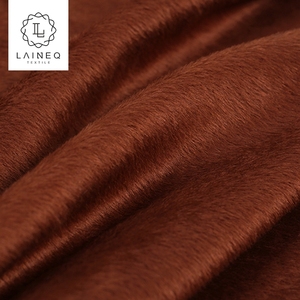8788 50% laine 10% alpaga brossé mohair polaire caramel laine tissu pour vêtement - Product Image 3
