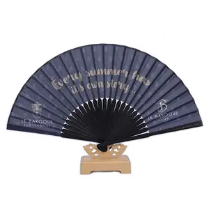 9 Inch Direct Blank Bamboo Personalized Hand Held Fans Wholesale Bamboo Crafts