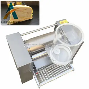 Máquina de bolo de crepe de mille durian, máquina automática de bolo da camada para venda