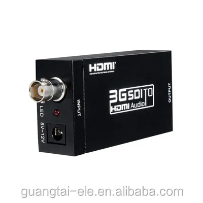 Komposit 1080 P BNC SDI ke HDMI Media Converter