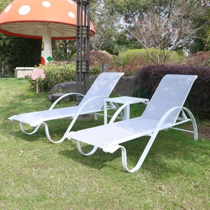 Aluminum Sun Lounge Chair Sun Bed Loungers Beach <strong>Sunbed</strong> Sunlounge - Product Image 3