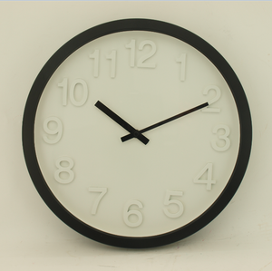 Modern Simple Style Battery Operated Black <strong>Wall</strong> <strong>Clock</strong> With Custom Printed Face - Product Image 4