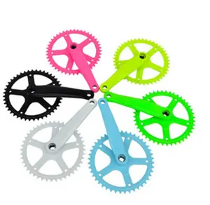 Customized Hot Selling Bicycle Accessories Carbon/Aluminum Alloy Road Bike Fixed Gear Bicycle Crank Bmx Crankset