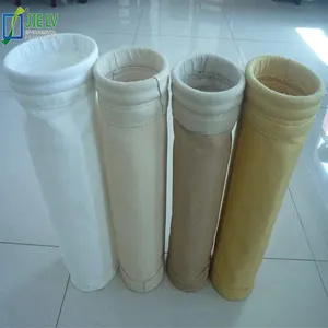 Kantung Filter Nonwoven Poliester Antistatik, Serat Kaca Akrilik Serat Kaca/PP/PE/PPS/PTFE/Kantung Filter untuk Tanaman Semen Kualitas Tinggi