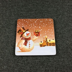 Petite <span class=keywords><strong>assiette</strong></span> plate en plastique pour <span class=keywords><strong>dessert</strong></span> <span class=keywords><strong>de</strong></span> noël - Product Image 3