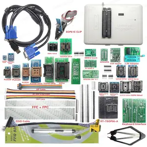 31個のアダプターを備えたオリジナルのRT809Hユニバーサルプログラマーソケット吸引ペンICプログラマー