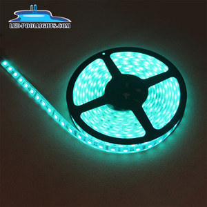IP68 للماء <span class=keywords><strong>SMD5050</strong></span> 60led الراتنج شغل 12V مرنة تحت الماء مصباح ليد شرائط