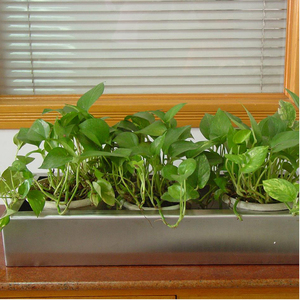 Forte conduit <span class=keywords><strong>rectangle</strong></span> <span class=keywords><strong>grand</strong></span> <span class=keywords><strong>pot</strong></span> de fleurs ornementales - Product Image 5