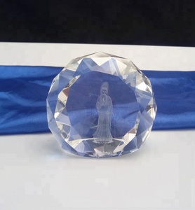 Haute Qualité Ronde À Facettes Cristal taillé 3D <span class=keywords><strong>Laser</strong></span> Cristal Blanc Balle K9 Verre Cut <span class=keywords><strong>Boule</strong></span> Pour La Maison Décoration - Product Image 3
