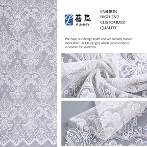 <span class=keywords><strong>HA</strong></span>-15378 fantasia di alta qualità in tutta la maglia da sposa pizzo ricamo in tessuto francese - Product Image 6