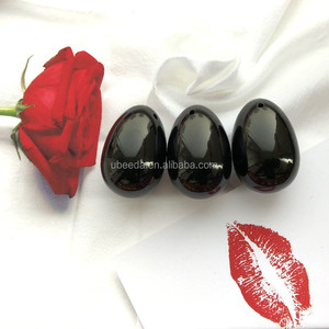 Bán buôn an toàn âm đạo sức mạnh đen obsidian crystal trứng - Product Image 3