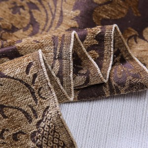 Tecido de Cortina Jacquard Chenille de Alta Qualidade 100% Poliéster 380GSM <span class=keywords><strong>para</strong></span> Estofamento de Sala de Estar e Sofá - Product Image 5