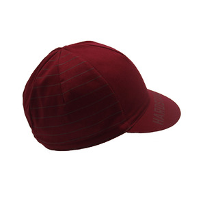 Custom handling black racing cycling cycle caps hats short brim cap printing with elastic back - Product Image 5