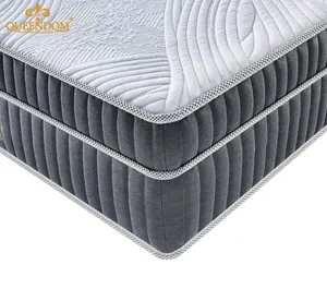 Colchón de cama de lujo de espuma viscoelástica, resorte Doble