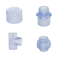 Tuyau d'eau en PVC-U rigide transparent en plastique de grand diamètre 20 mm-160 mm 100 mm 150 mm 1 2 3 4 5 6 pouces