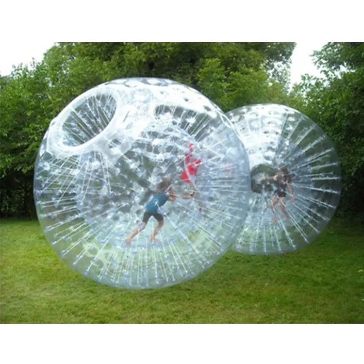 Factory custom high quality TPU giant inflatable hamster adults body grass zorb ball for sale