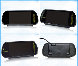 7 inch TFT <span class=keywords><strong>LCD</strong></span> gương Màn hình HD xe Màn hình hiển thị cho xe đậu xe phía sau xem máy ảnh nhựa CE phổ 7 inch xe tựa đầu - Product Image 5