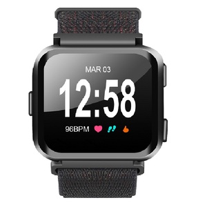 Liberación rápida tejido lazo de nylon correa de reloj fitness wristband para Fitbit versa banda - Product Image 3