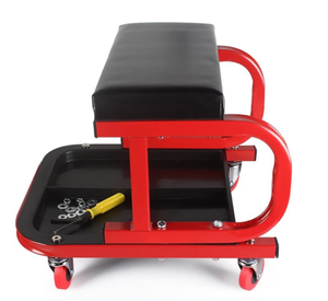 <span class=keywords><strong>Taburete</strong></span> de reparación de asiento de trabajo de garaje, asiento de taller, detalle de coche, rueda rodante, reparación de enredadera, mecánicos, asientos de rodillos, taburetes de enredadera - Product Image 2