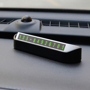 Targa Temporanea per Parcheggio Jiiker Personalizzata, Semplice, di Alta Qualità, Durevole, in Plastica Nera con Numero di Telefono per Auto - Product Image 6