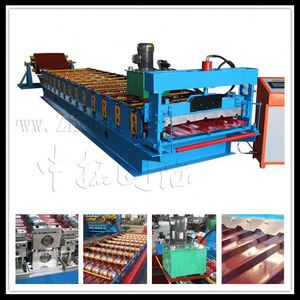 CE estándar de acero prepintado perfil laminador, zinc panel que hace <span class=keywords><strong>la</strong></span> máquina hoja de techo - Product Image 1