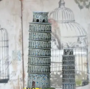 reçine pisa Kulesi italya minyatür bina modeli
