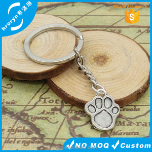 Nueva <span class=keywords><strong>moda</strong></span> DIY hombres llavero pandents de la Cadena Dominante <span class=keywords><strong>Del</strong></span> Coche de la pata <span class=keywords><strong>del</strong></span> perro de Anillo de Soporte Para regalo - Product Image 1