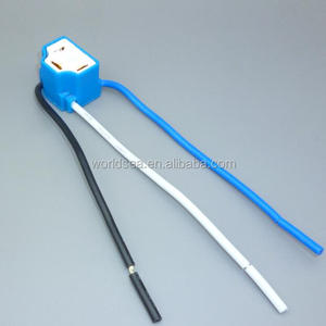 Conector de ángulo de curva de enchufe de cerámica automática <span class=keywords><strong>H4</strong></span> 9003 soporte de enchufe hembra - Product Image 2