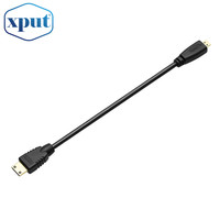 Xput HDMI Typ-C zu Typ-D Kabel Mini-HDMI-Stecker auf Micro-HDMI-Stecker Kabel für DV