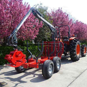 Alibaba Comercio Garantía de bosque ATV registros loadingTrailer con grúa - Product Image 3
