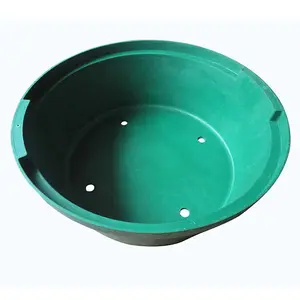 Best Price square round plant planting SMC grass lawn manhole cover with EN124 standard