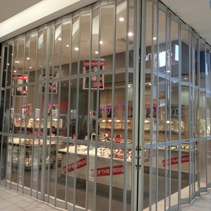 <span class=keywords><strong>Porte</strong></span> pliante en polycarbonate transparente 24 heures, <span class=keywords><strong>porte</strong></span> accordéon en cristal pour le magasin - Product Image 5