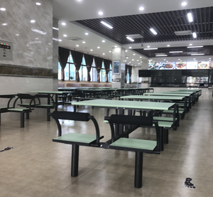 Conjoined barato restaurante <span class=keywords><strong>de</strong></span> <span class=keywords><strong>comida</strong></span> rápida mesa y silla - Product Image 2