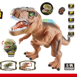 KK Jouet <span class=keywords><strong>dinosaure</strong></span> télé<span class=keywords><strong>commandé</strong></span> à marche et à lumière, nouveau modèle très vendu ; Jouets dinosaures télécommandés - Product Image 1