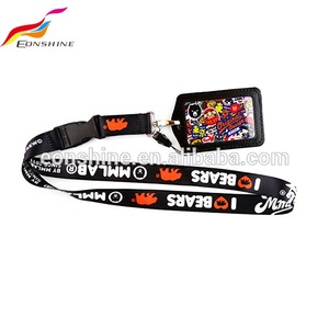 <span class=keywords><strong>Transferencia</strong></span> de calor de la sublimación Straff de <span class=keywords><strong>tarjeta</strong></span> de identificación de cuerda de poliéster de cuero correa para - Product Image 1
