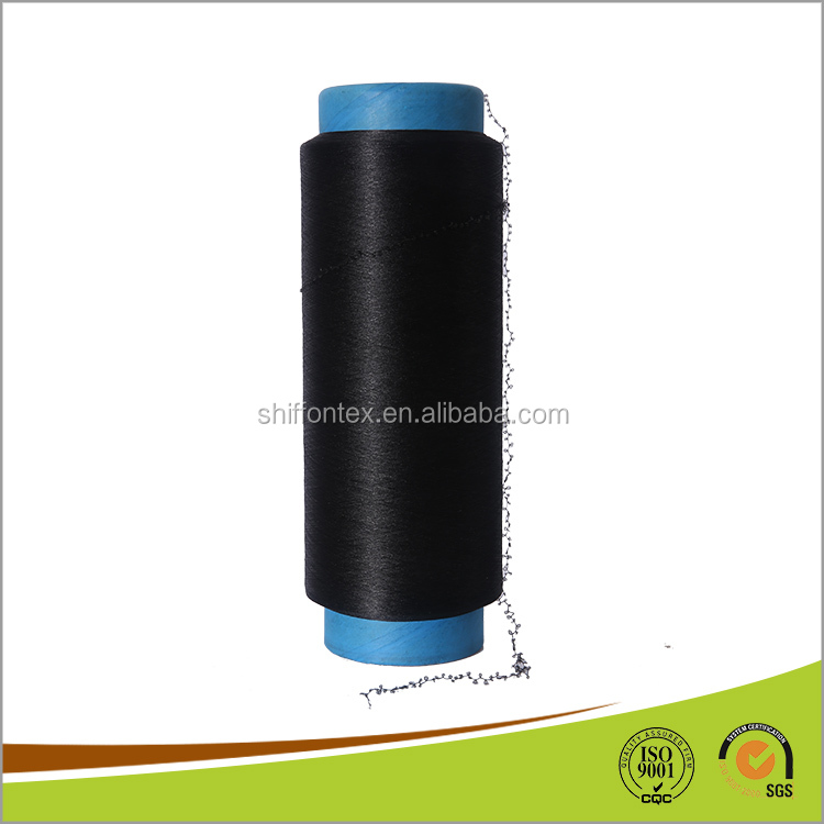 Spandex Polyester Teint Simples Couverts Fil Pour Machine À Tricoter Utiliser