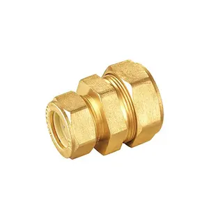 15 mét Brass nén phụ kiện thẳng giảm khớp nối cho ống đồng