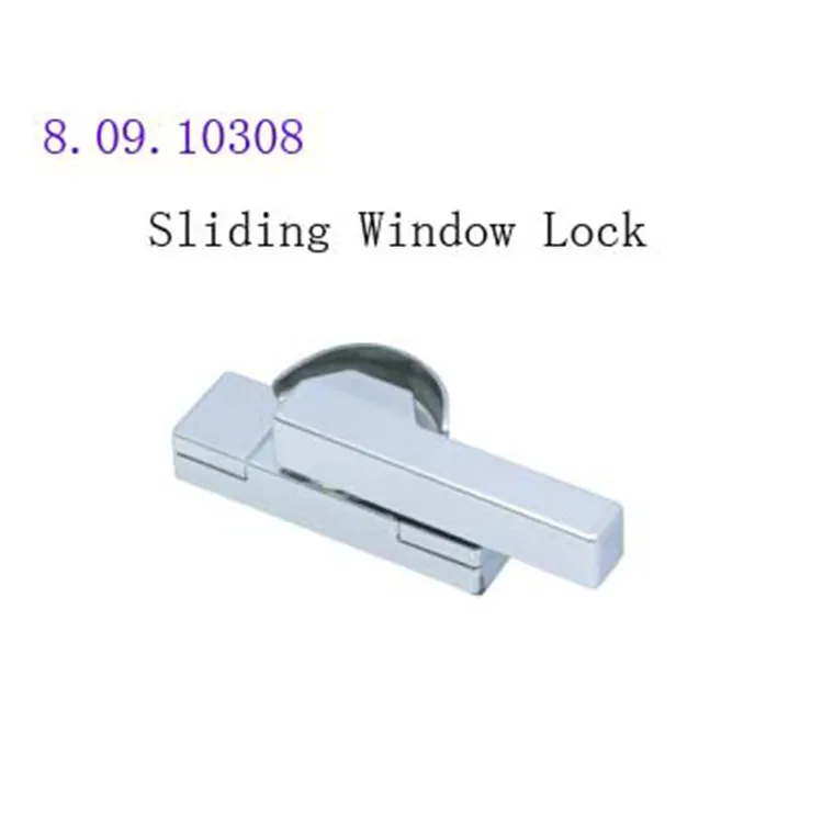 Aluminium Aksesoris Keamanan Kaca Geser Keselamatan Kunci Jendela Aluminium Sliding Lock