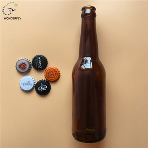 Bouteille de bière Long Beck en verre ambré de 355 ml - Product Image 1